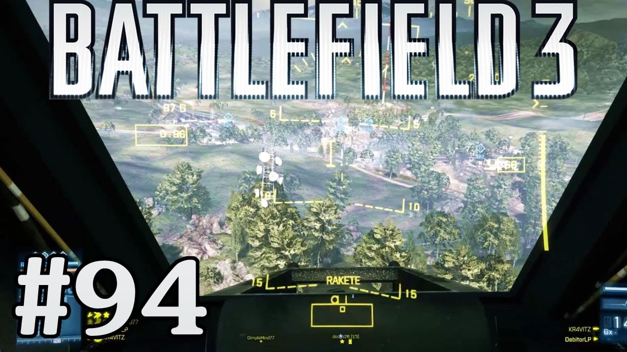 Battlefield 3 Multiplayer Gameplay #94 - Kr4vitz und ich im Heli | DEBITOR