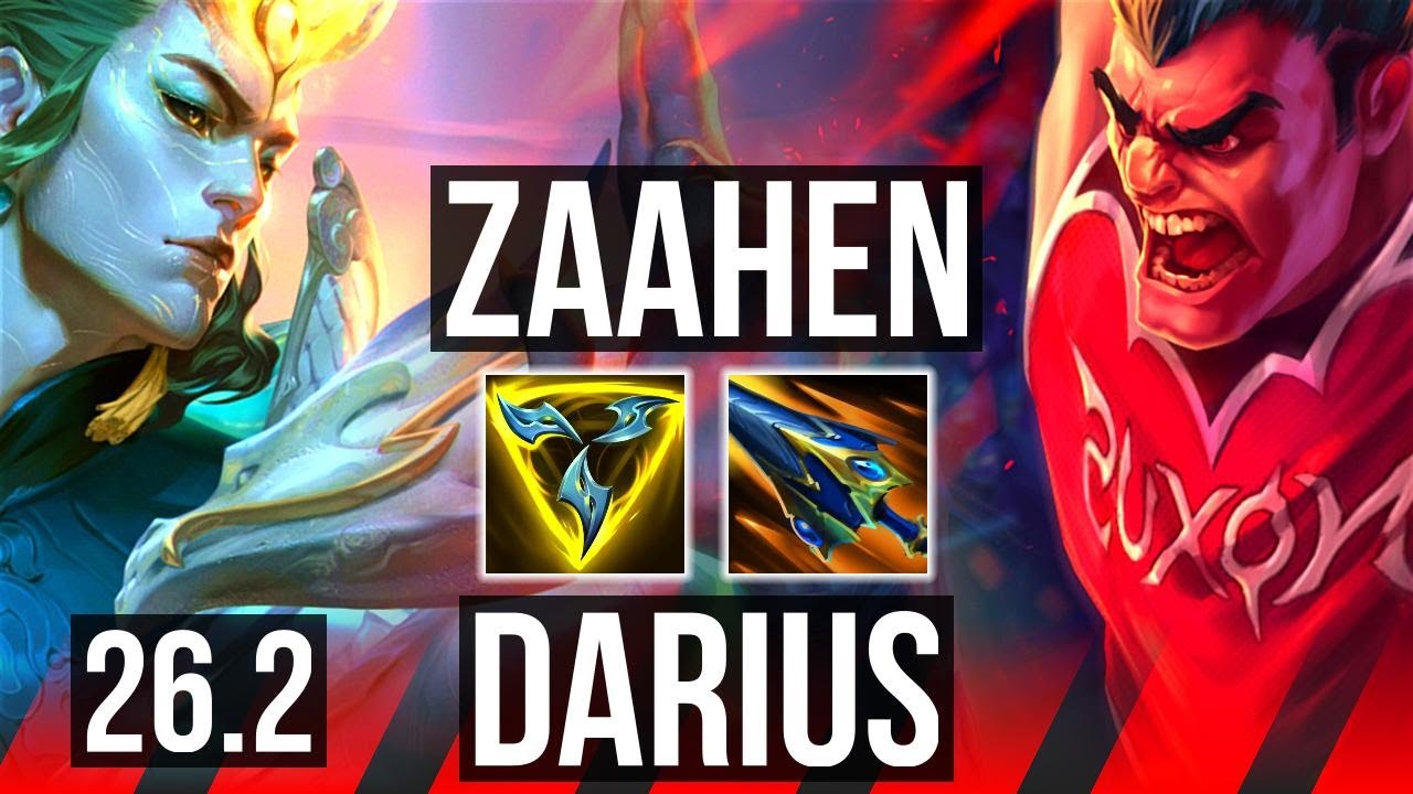 ZAAHEN vs DARIUS (TOP) | EUW Master | 26.2