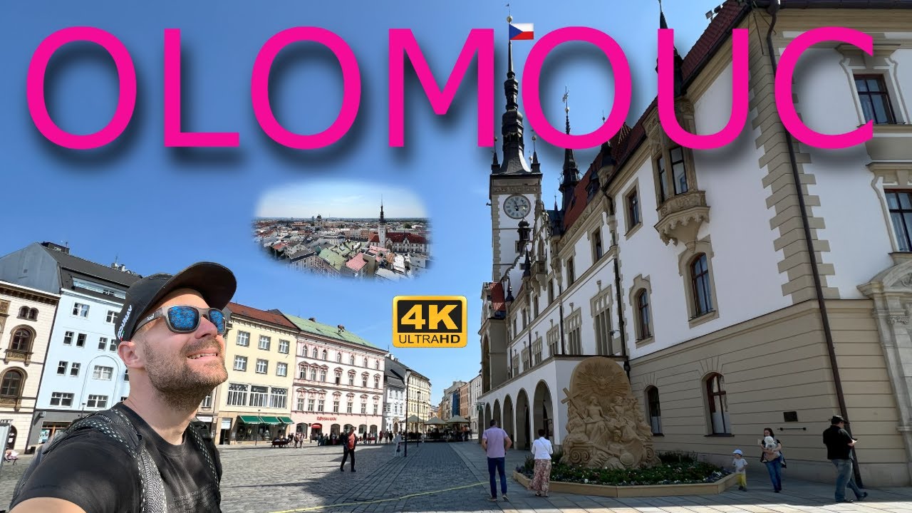 OLOMOUC Walking Tour 4K, CZECH REPUBLIC walk Tour POV Travel