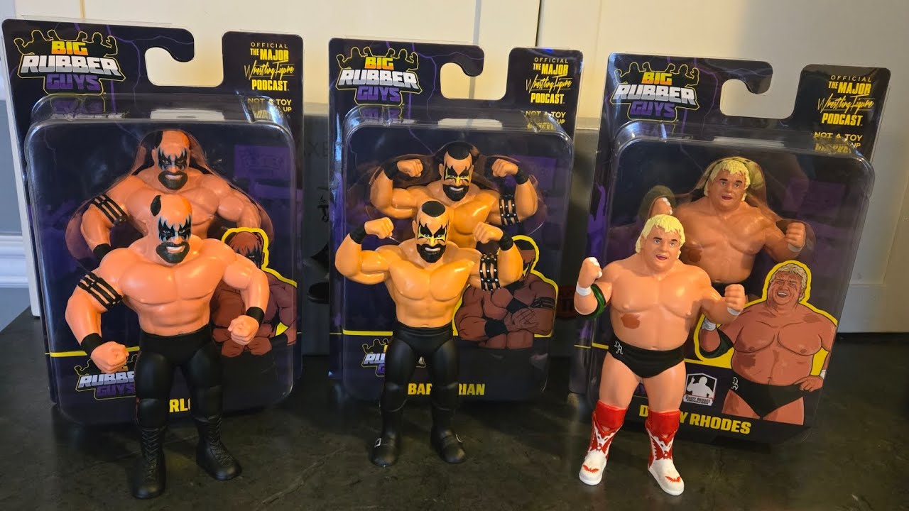 MWFP Big Rubber Guys Series 7 Review and Comparison Powers of Pain & Dusty Rhodes