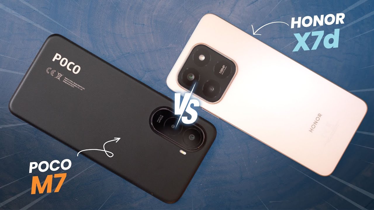 HONOR X7d против POCO M7 | Прочность или долговечный аккумулятор?
