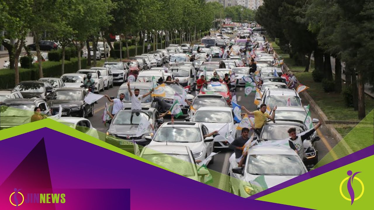 Yeşil Sol’un Amed ve Botan’da konvoylarından rengarenk görüntüler