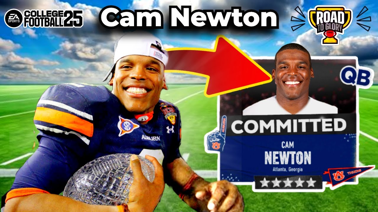 I Recreated CAM NEWTON'S Career in College Football 25! (Road to Glory)