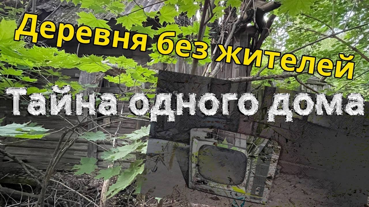 Тайна дома в оставленной деревне. Выезд на коп с комрадами #2