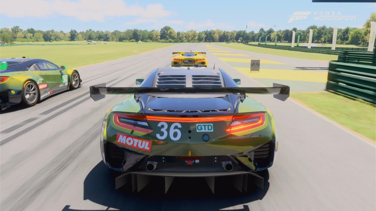 Forza Motorsport | Acura NSX #36 GT3 '18 - Virginia International Raceway Full [XSX 4K]
