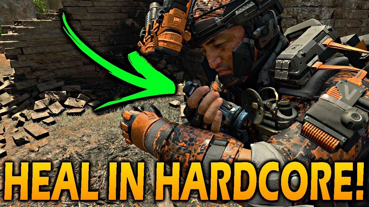 How to HEAL in Hardcore Mode! (COD BO4 Multiplayer)