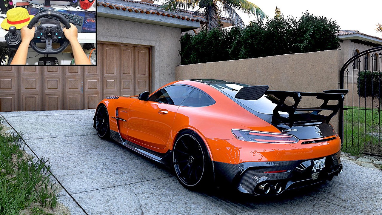 Mercedes AMG GT Black Series - Forza Horizon 5 | Logitech G29 Steering Wheel