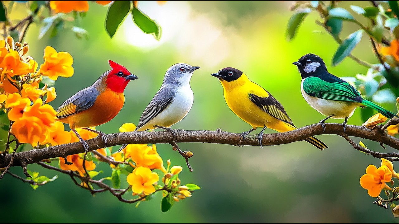 Calm the Chaos Birdsong 🕊️🕊️🕊️ & Piano for a Peaceful Workday