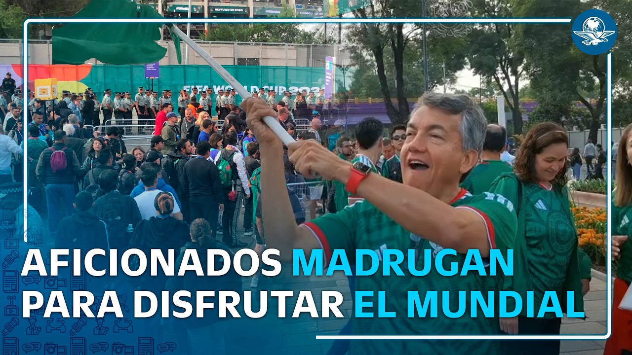 CNTE mantiene plant&oacute;n y anuncia marcha rumbo al Estadio CDMX mientras aumenta la fiebre mundialista