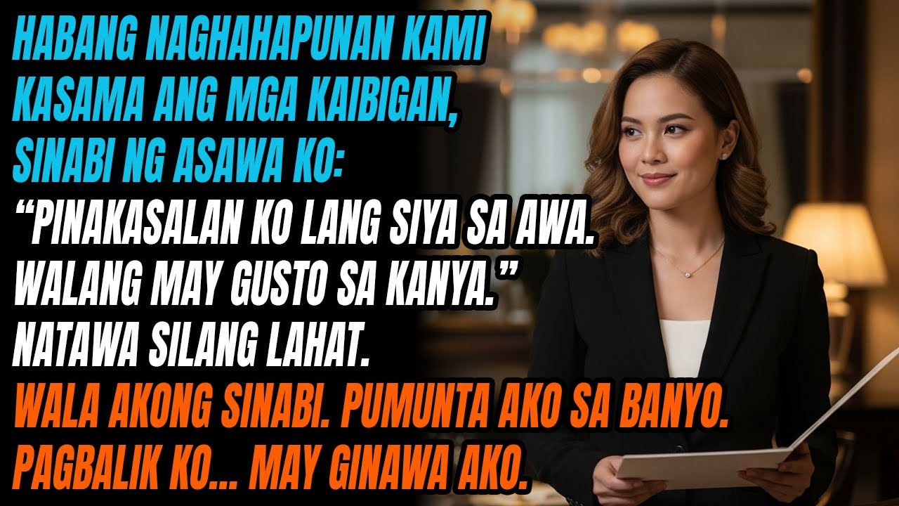 “Walang May Gusto Sa’yo,” Sabi ng Asawa Ko—Pinakasalan Lang Niya Ako sa Awa💔… Ang Ginawa Ko Sunod🔥