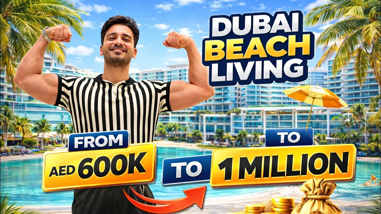 🔥 Dubai Beach Apartments from AED 600K 😱 | This Deal Is Insane! | Studio City | Azizi Beach oasis 