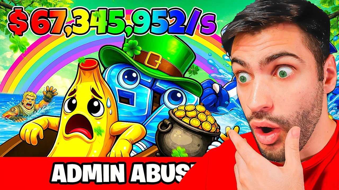 🔴St. PATRICKS DAY EVENT + ADMIN ABUSE in Fortnite Fruits VS Brainrot! NEW SECRET CODES (LIVE)