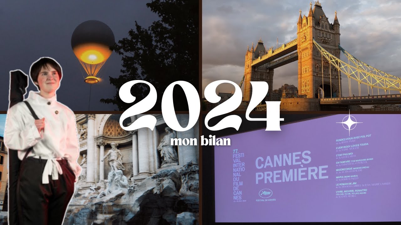 MON BILAN de 2024 (coups de coeur culturels, Festival de Cannes...)