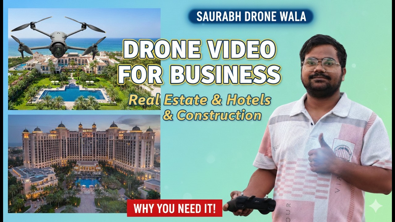 Boost Your Business with Drone Video Service in 2026 | Real Estate, Hotels, Construction #DroneVideo