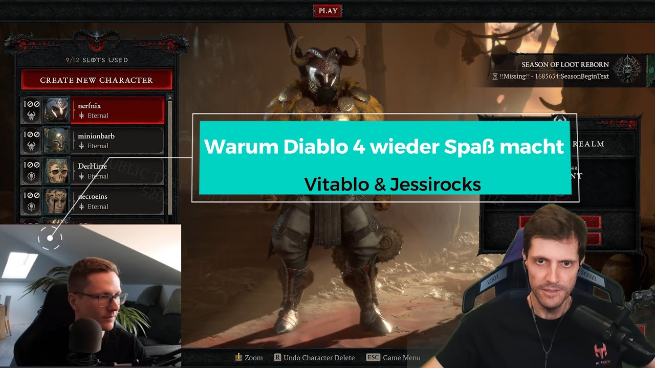 Warum Diablo 4 wieder Spaß macht (@VITABLO & jessirocks)