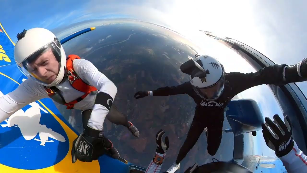 Deividas Misiulis Skydive Jump No: 2044 With Marius Coached By Ramsey