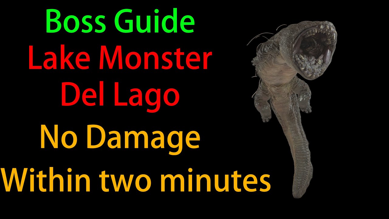 Resident Evil 4 Remake Boss Guide Lake Monster Del Lago (4K 60fps)