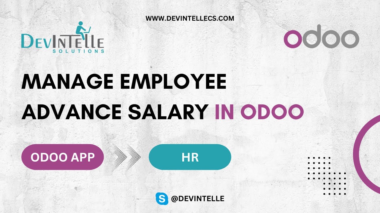 How To Manage Employee Advance Salary in odoo #odoo18
