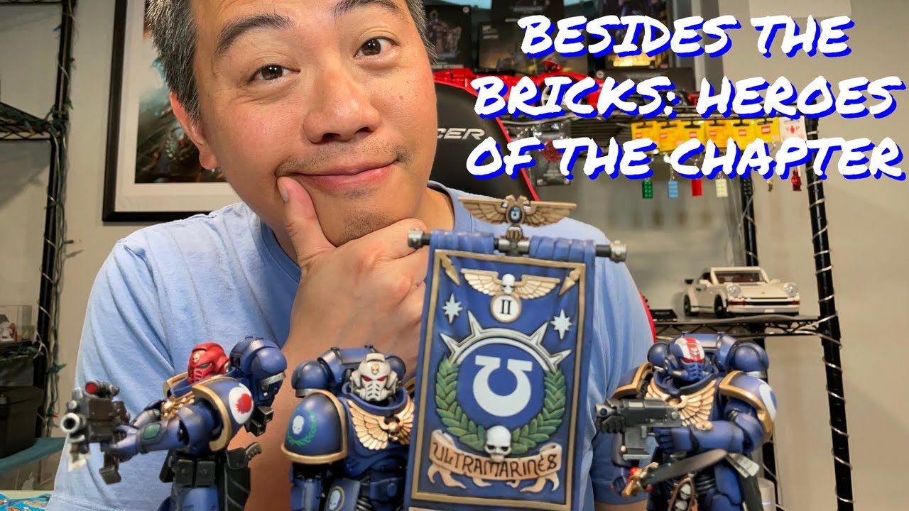 Unboxing & Review of JoyToy x Warhammer 40k Heroes of the Chapter Primaris Ultramarine Space Marines