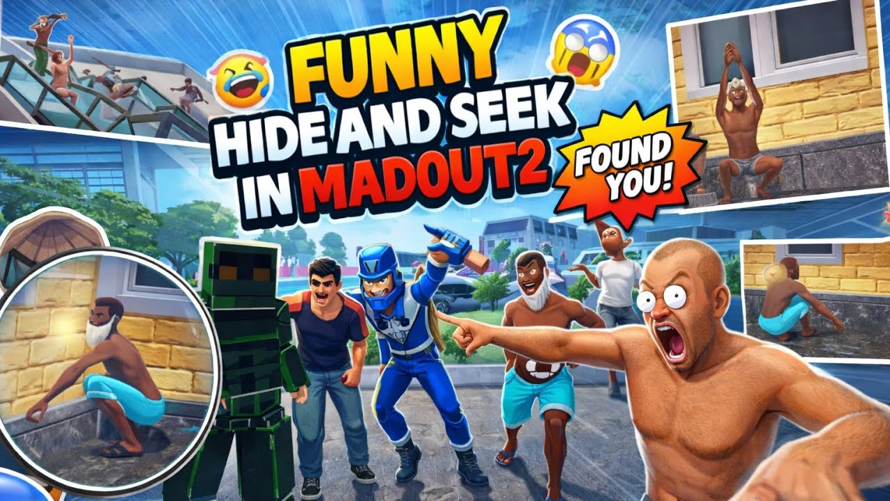 👉 Funny Hide and Seek in MadOut2 😂 | Epic Hiding Spots & Crazy Moments #madout2 @madout_official 