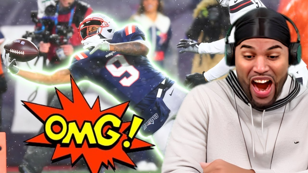 ONE HAND NO PROBLEM🖐️… Reacting to Texans vs Patriots Highlights