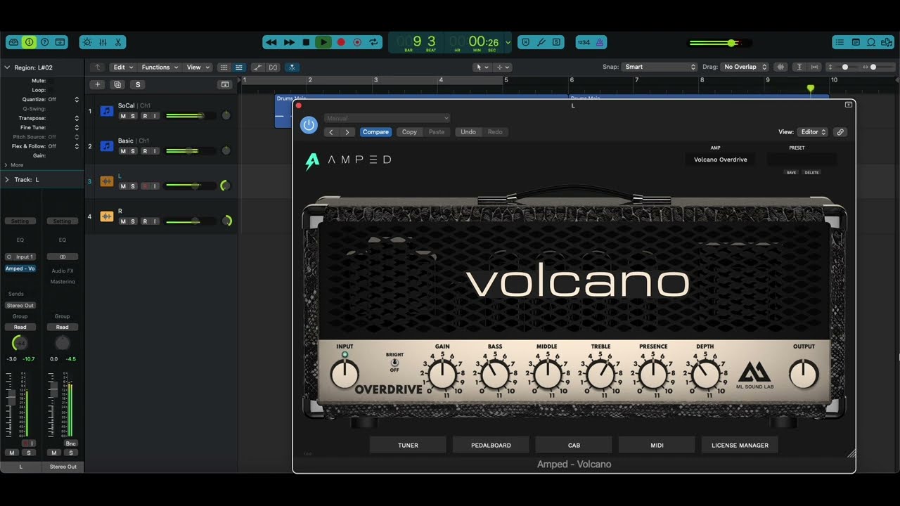 ML Sound Lab | Amped Volcano (demo)