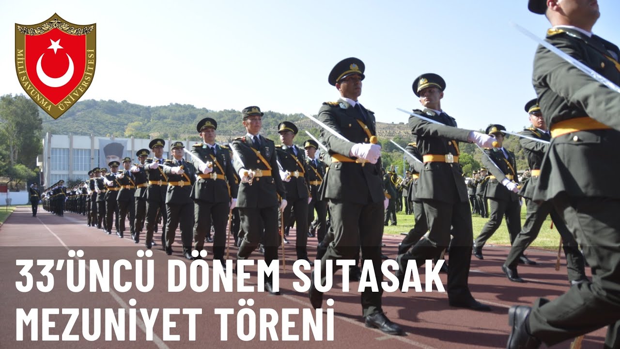 MSÜ Kara Harp Okulu 33’üncü Dönem SUTASAK Mezuniyet Töreni.