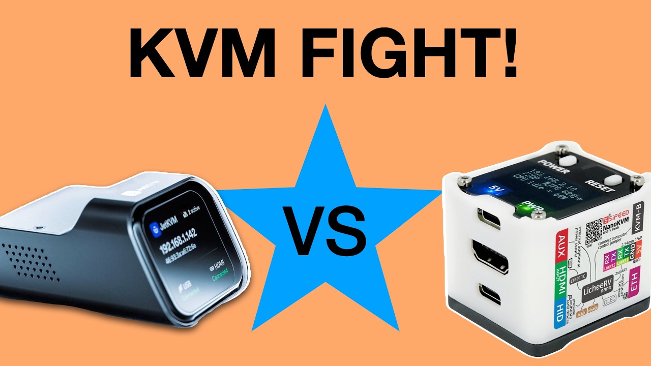 Remote Access using IP KVMs! Full Comparison JetKVM vs NanoKVM vs Comet vs PiKVM
