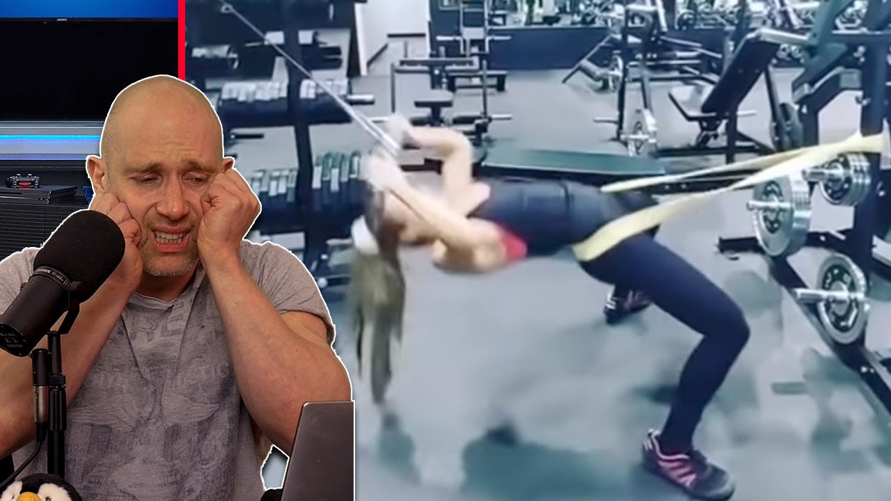 SUPER AWKWARD GYM FAILS! | REACTION!