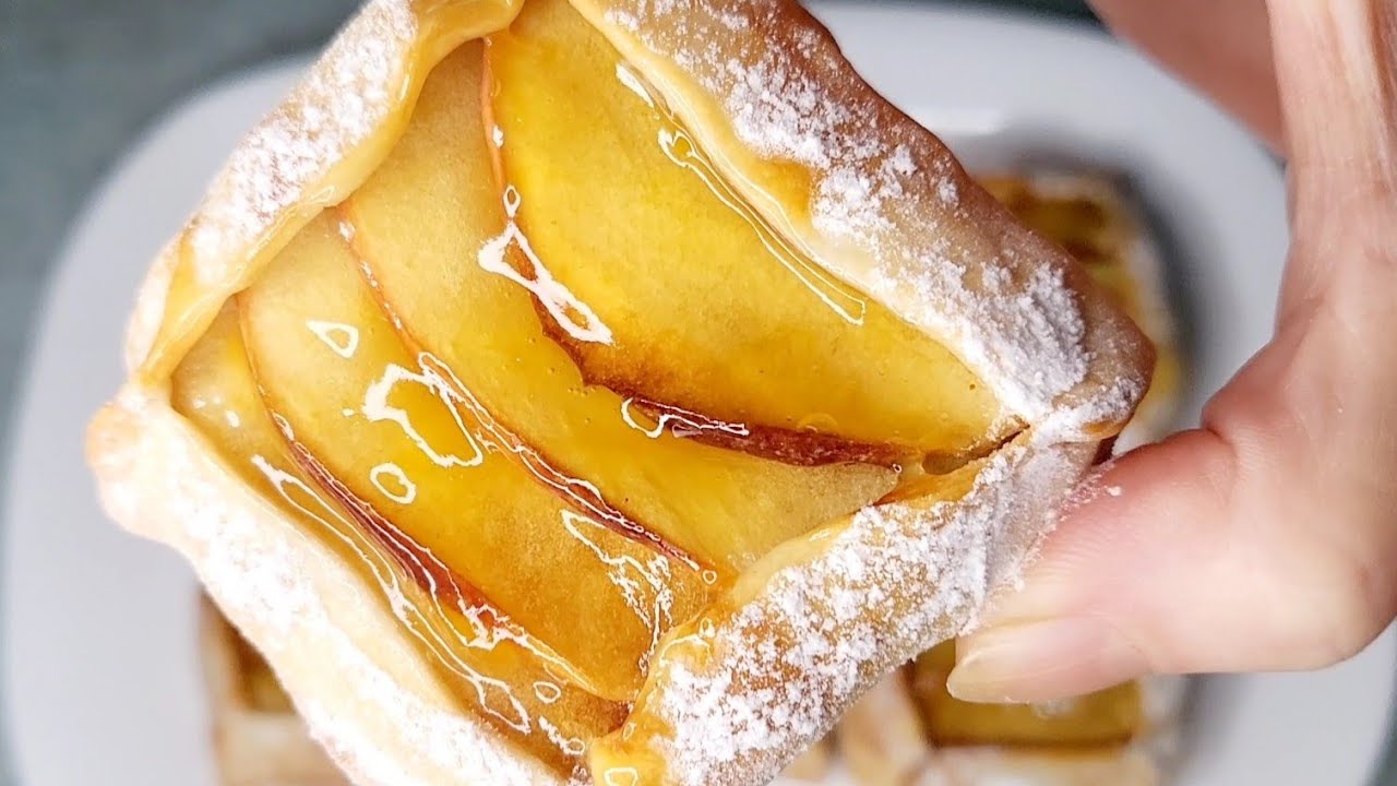 ¡NO HAGAS MASA! EL POSTRE MÁS RICO en 5 MINUTOS Y SÓLO 1 MANZANA🍎, DELICIOSO PARA REYES y 