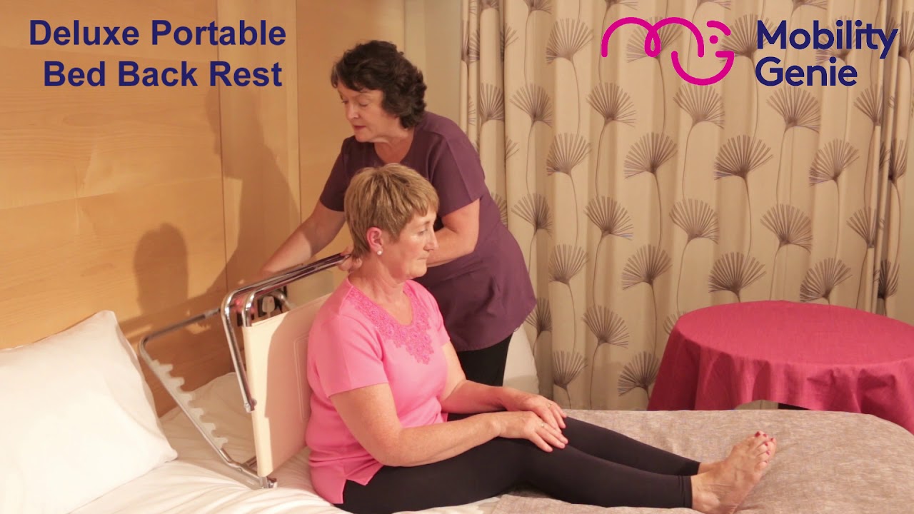 Deluxe Portable Bed Back Rest | Mobility Genie