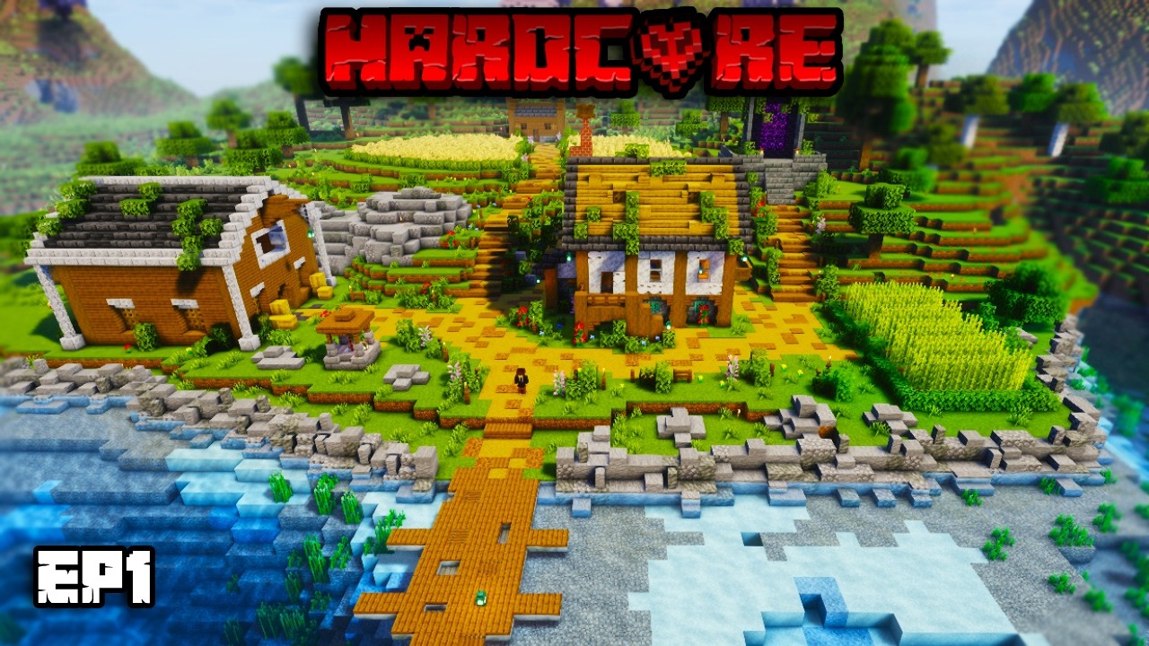 I Built the Coziest Base in Hardcore Minecraft