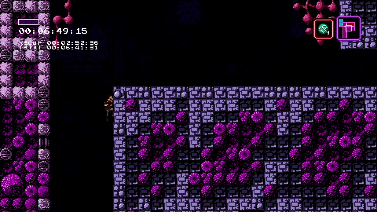 Axiom Verge Speedrun (100% Items, Map, Bosses) in 1:18:59.367 (Former WR)