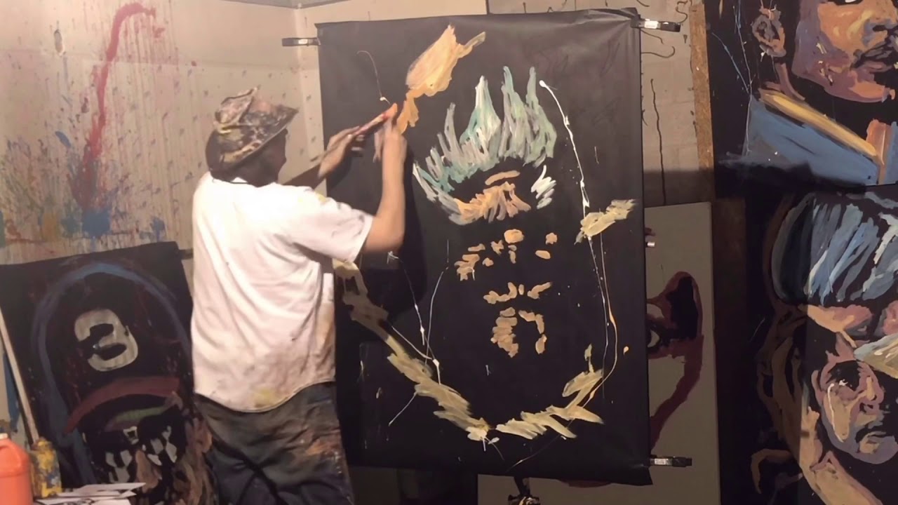Speed painting BIGFOOT (aka Harry from Harry And The Hendersons)