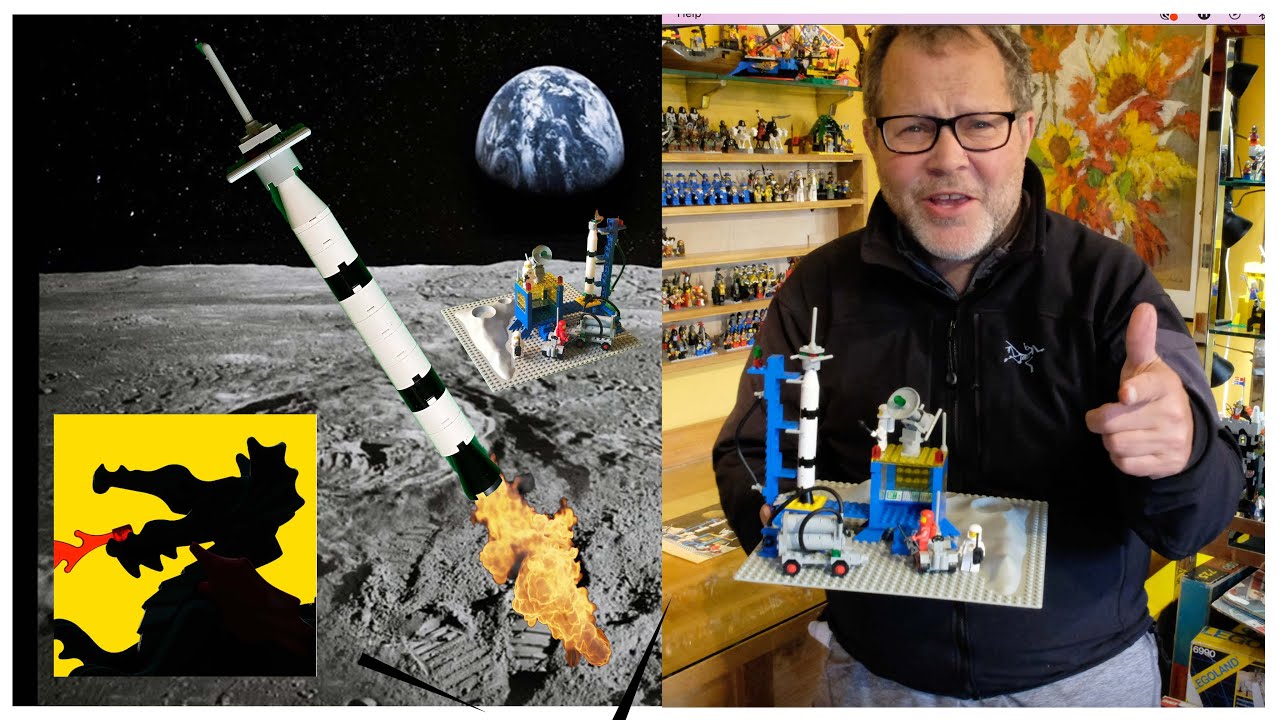 LEGO 920/483 review - Alpha 1 Rocket Base 1979 - Classic Space