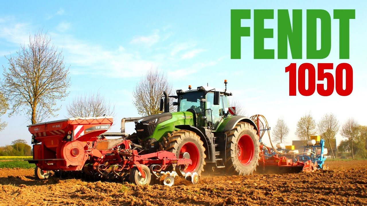 Semis de tournesol 2019/Attention Fendt 1050 en vue !
