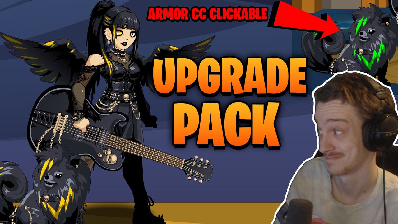 Gravecore Guitarist Upgrade Pack Review/Preview AQWorlds