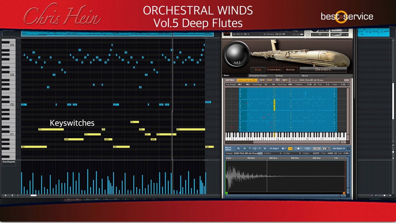 Chris Hein Winds Vol.5 Deep Flutes - Overview | Best Service