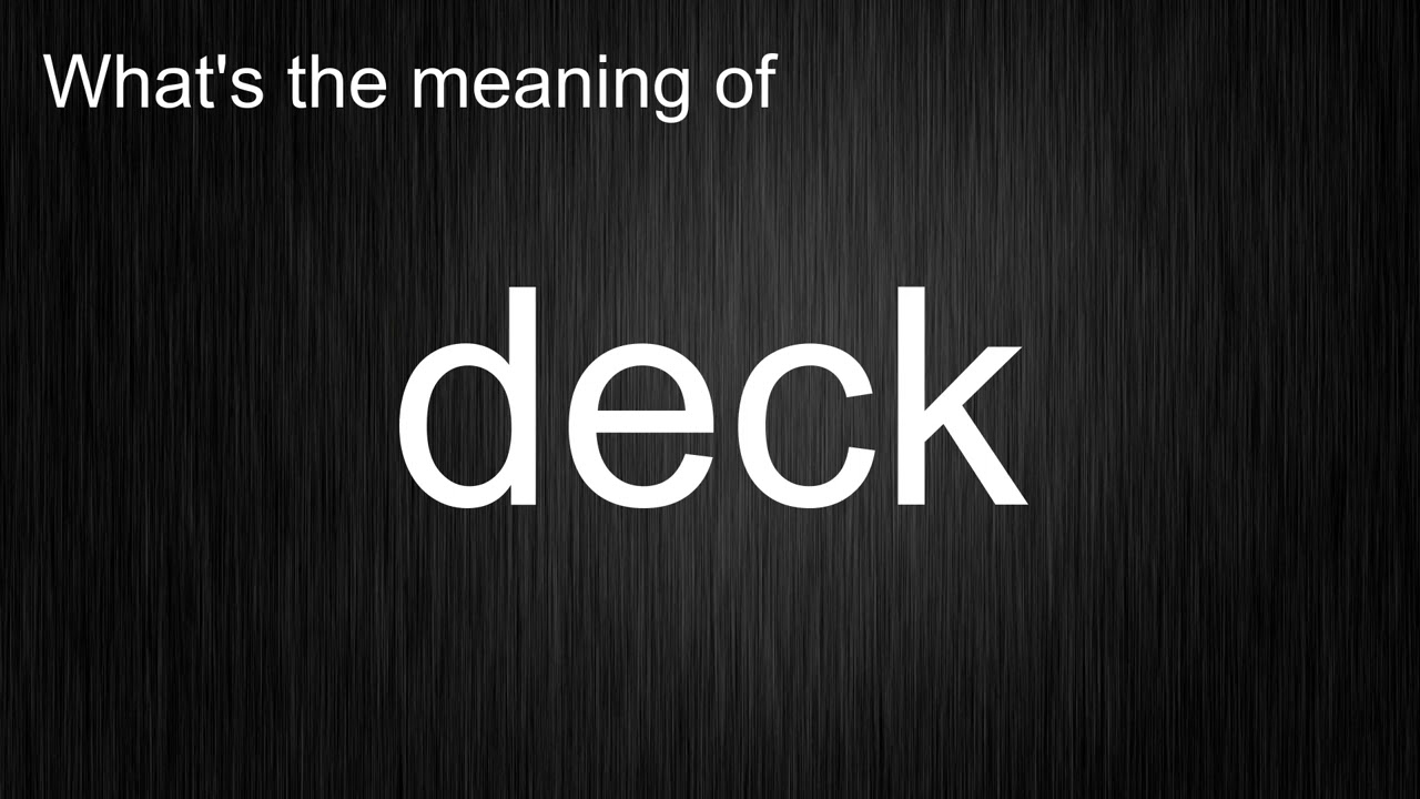 What's the meaning of 