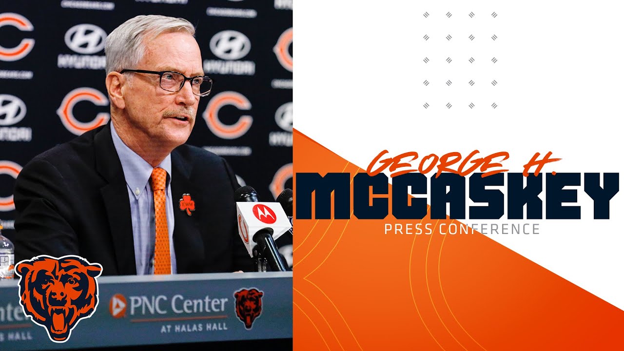 George H. McCaskey end-of-season press conference | Chicago Bears