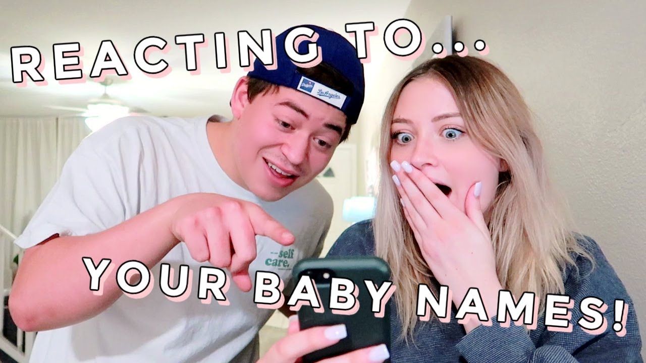 REACTING TO YOUR BABY NAME IDEAS... & VLOG!