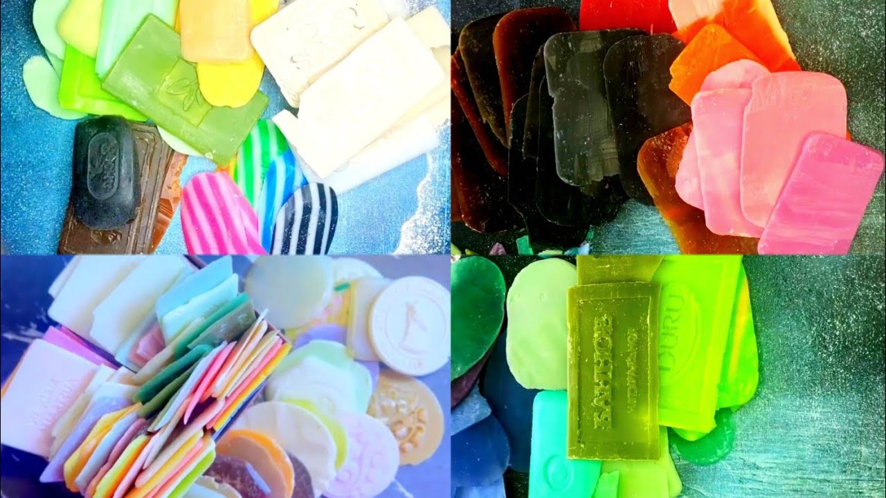 Compilation of breaking soap plates / Satisfying video #asmr #asmrsoap #oddlysatisfying #subscribe
