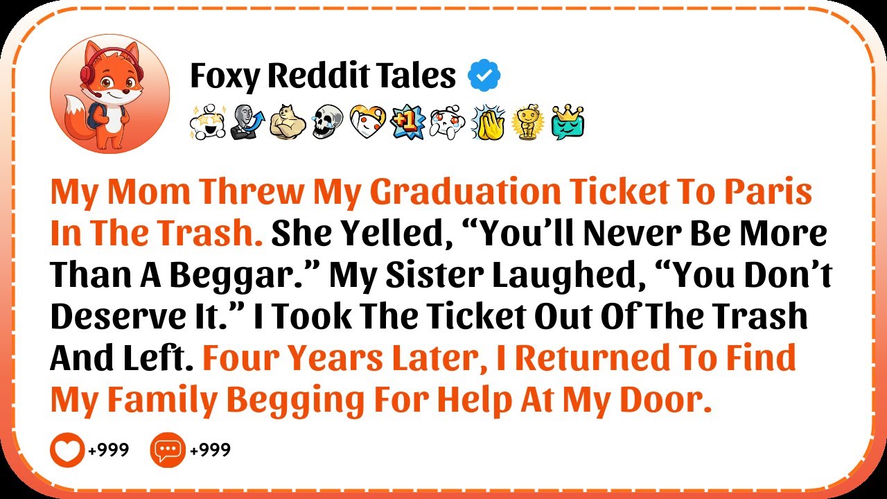 [FULL STORY] My Mom Threw My Graduation Ticket To Paris In The Trash. She Yelled, “You’ll...