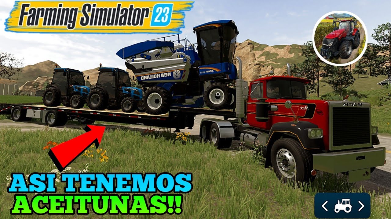 FS23- COMO TENER Y COSECHAR LAS ACEITUNAS  TRABAJO MUY TEDIOSO - FARMING SIMULATOR 23 #FS23 #7
