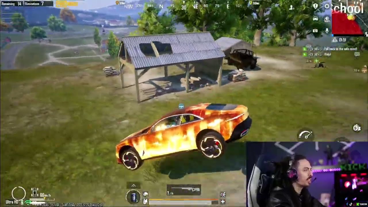 تربون بيلعب مع اسكواد عشوائي PUBGM