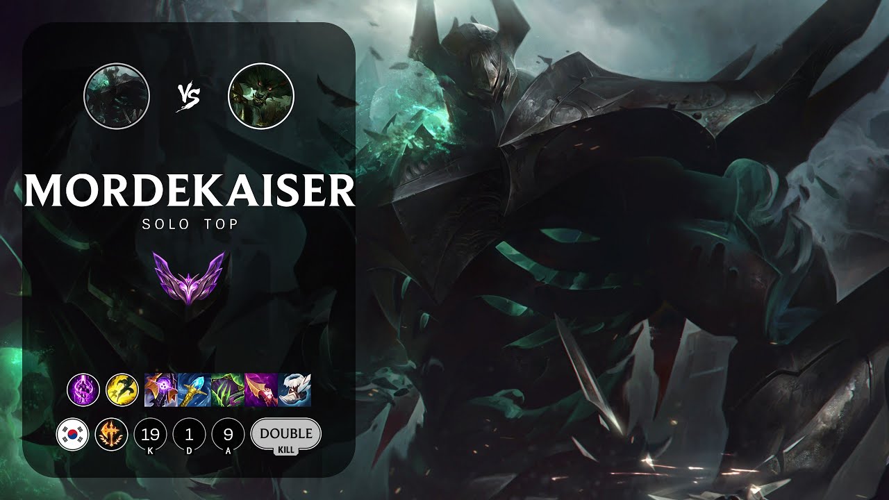 Mordekaiser Top vs Warwick - KR Master Patch 14.8