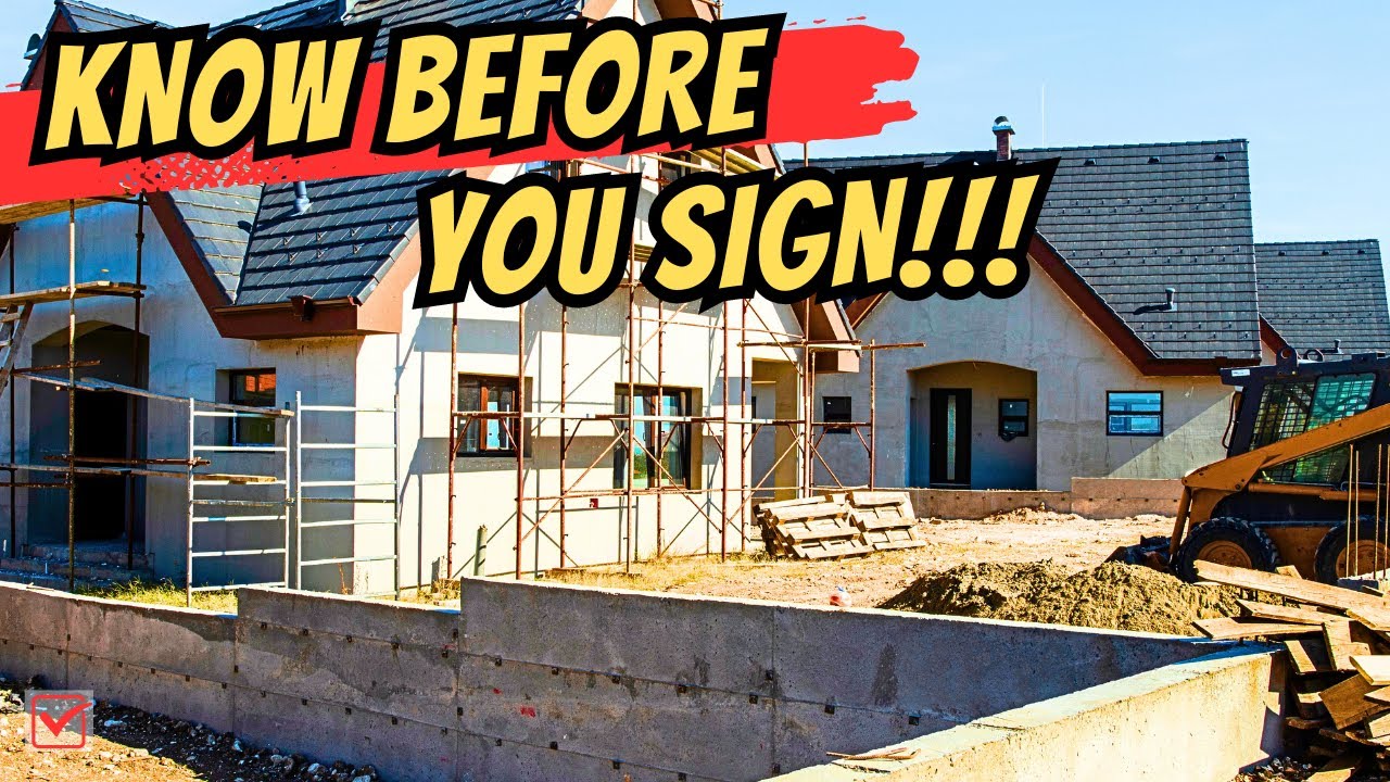 Before You Build, Know These 5 THINGS Before You Sign