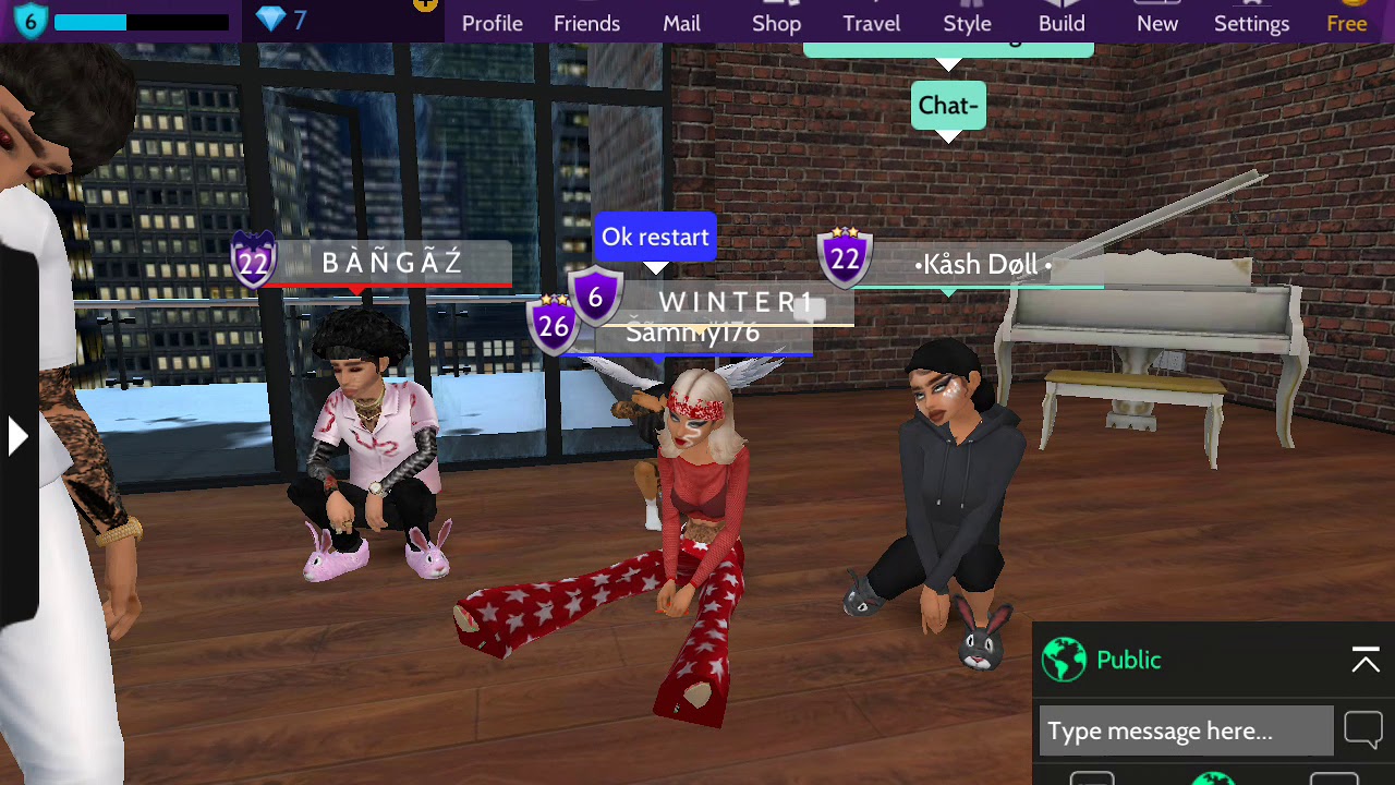 Avakin life gameplay with winter ❄|Episode 7|Who's most likely W/Dena G and the crew