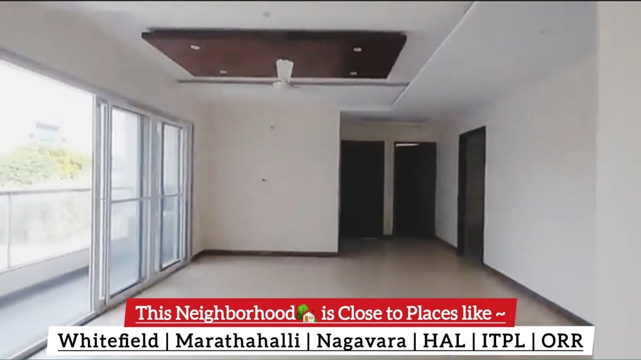 Developed Residential Area | Naturally Ventilated 3BHK Flat For Sale in Bangalore 
