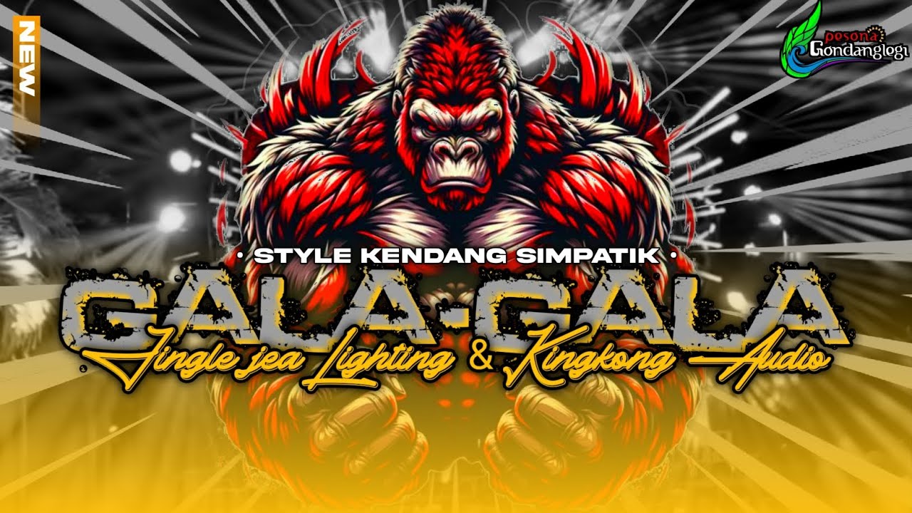 JINGLE JEA LIGHTING AND KINGKONG AUDIO|| GALA - GALA STYLE KENDANG SIMPATIK‼️